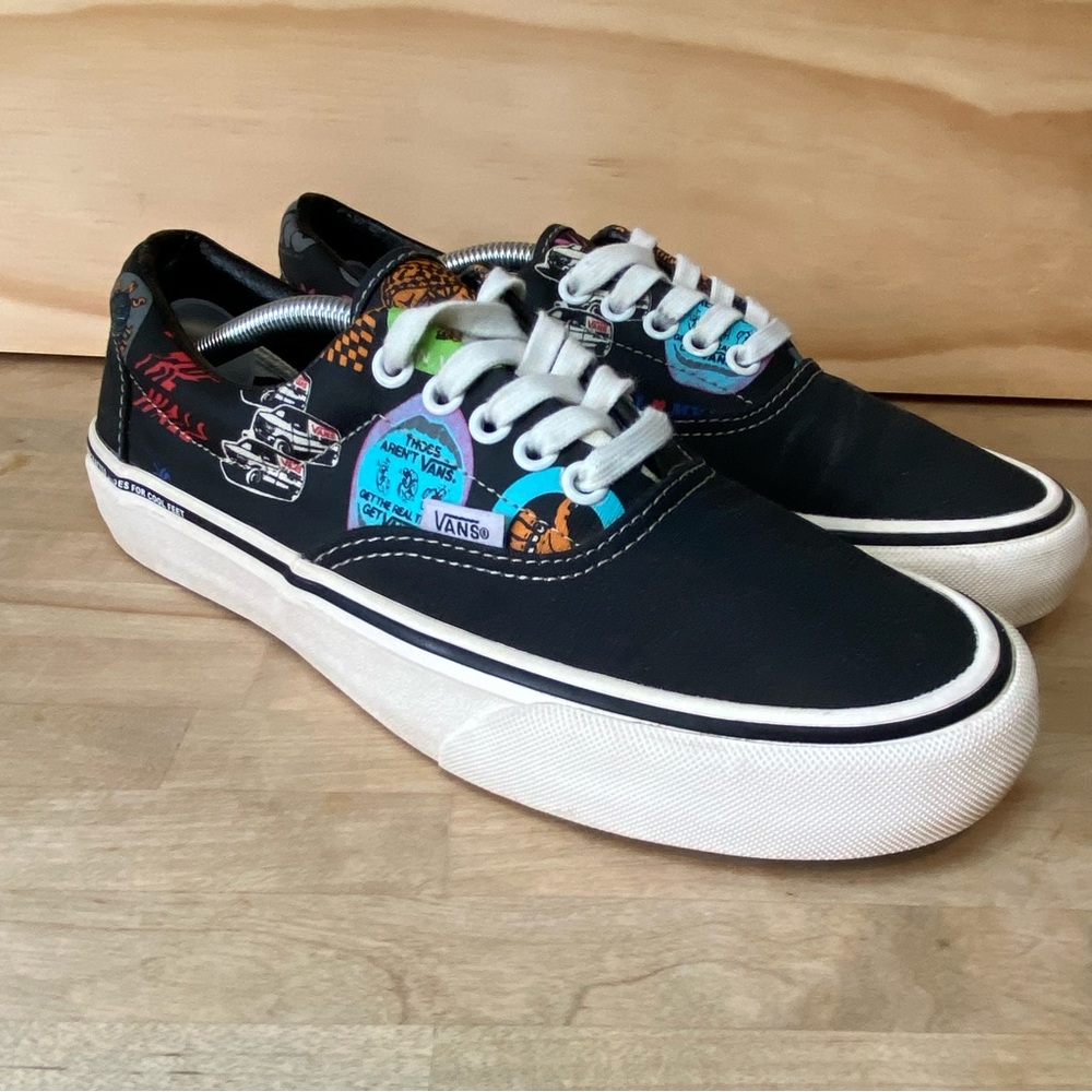Vans Era Black Unisex Sneaker Skateboarding Shoe Women's Size 8 Men's Size 6.5